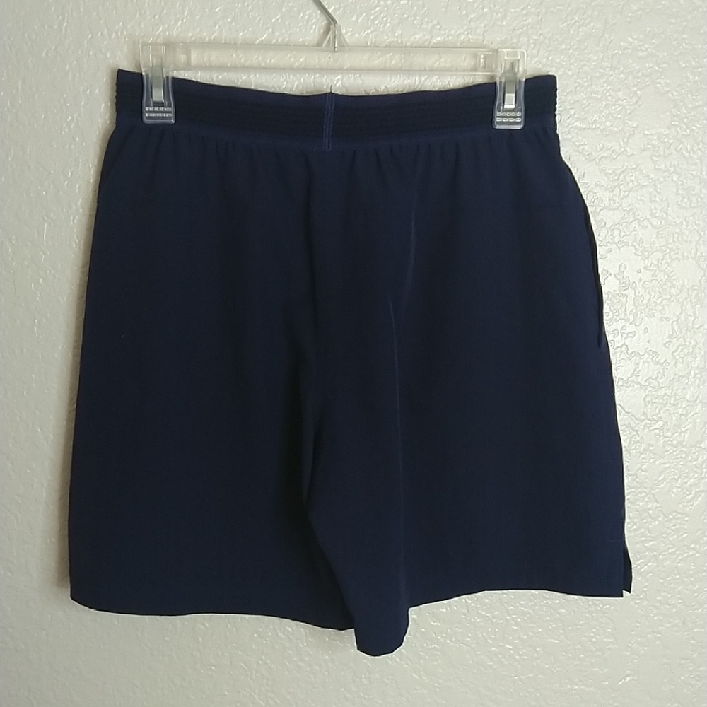Fabletics men's fundamental navy athletic shorts pockets sz S - Picture 5 of 8